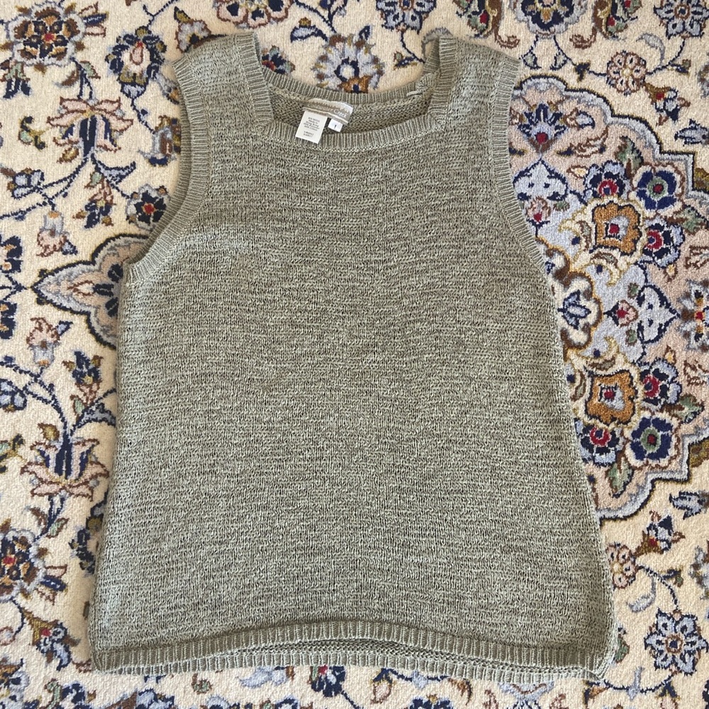 Miss Green oversized sweater vest